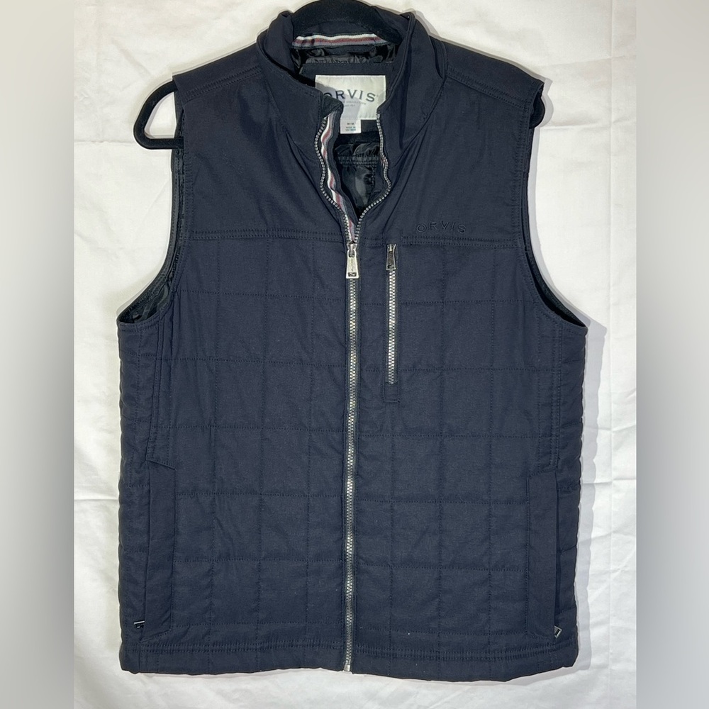 Orvis Men's Black Quilted Vest